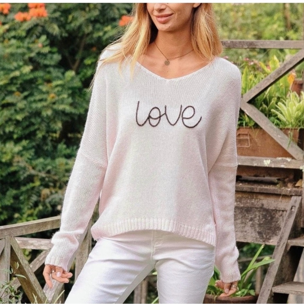 Wooden Ships Love Sweater XS